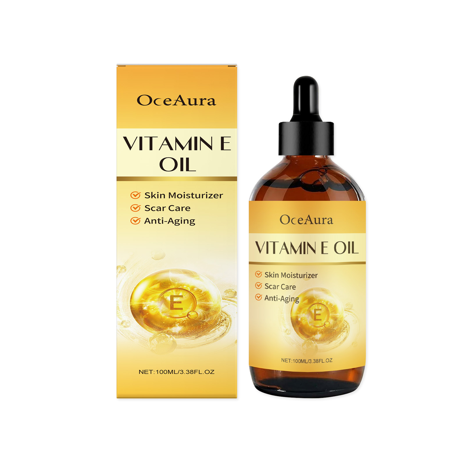 Hair Care Essence Oil - Vitamin E Multi-Purpose Skin Care Oil,