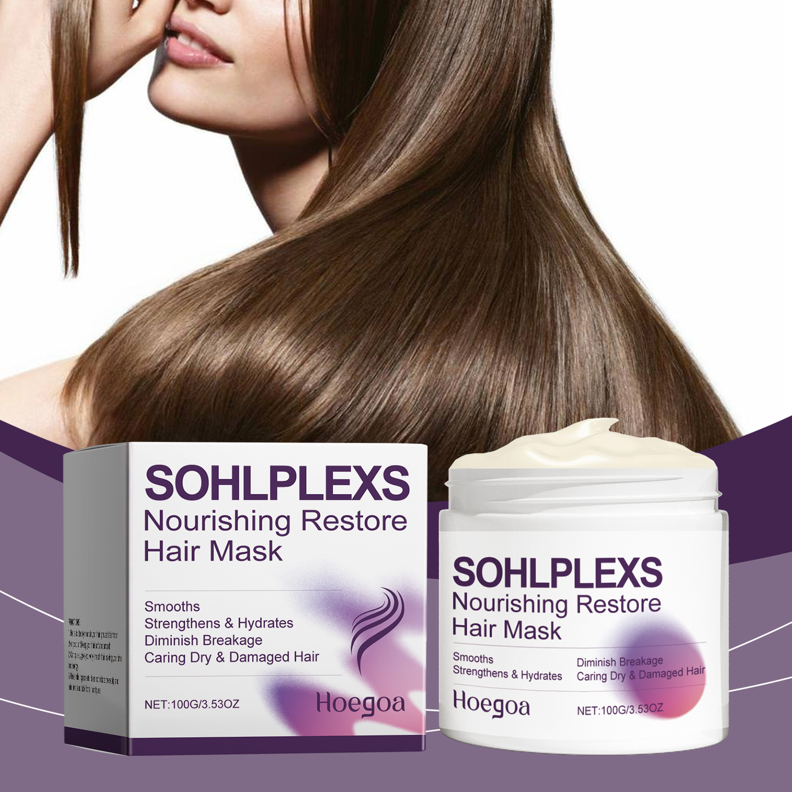 Hair Care Normal - Keratin Hair Mask Repair Damaged Frizzy