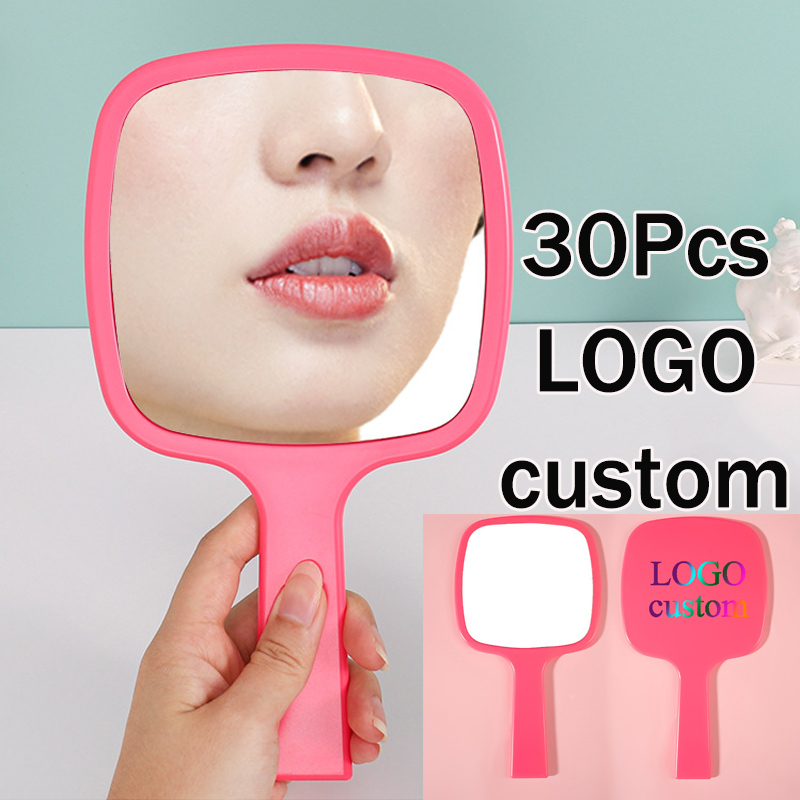 Hair Care Logo - Cute Handheld Mirror For Beauty And