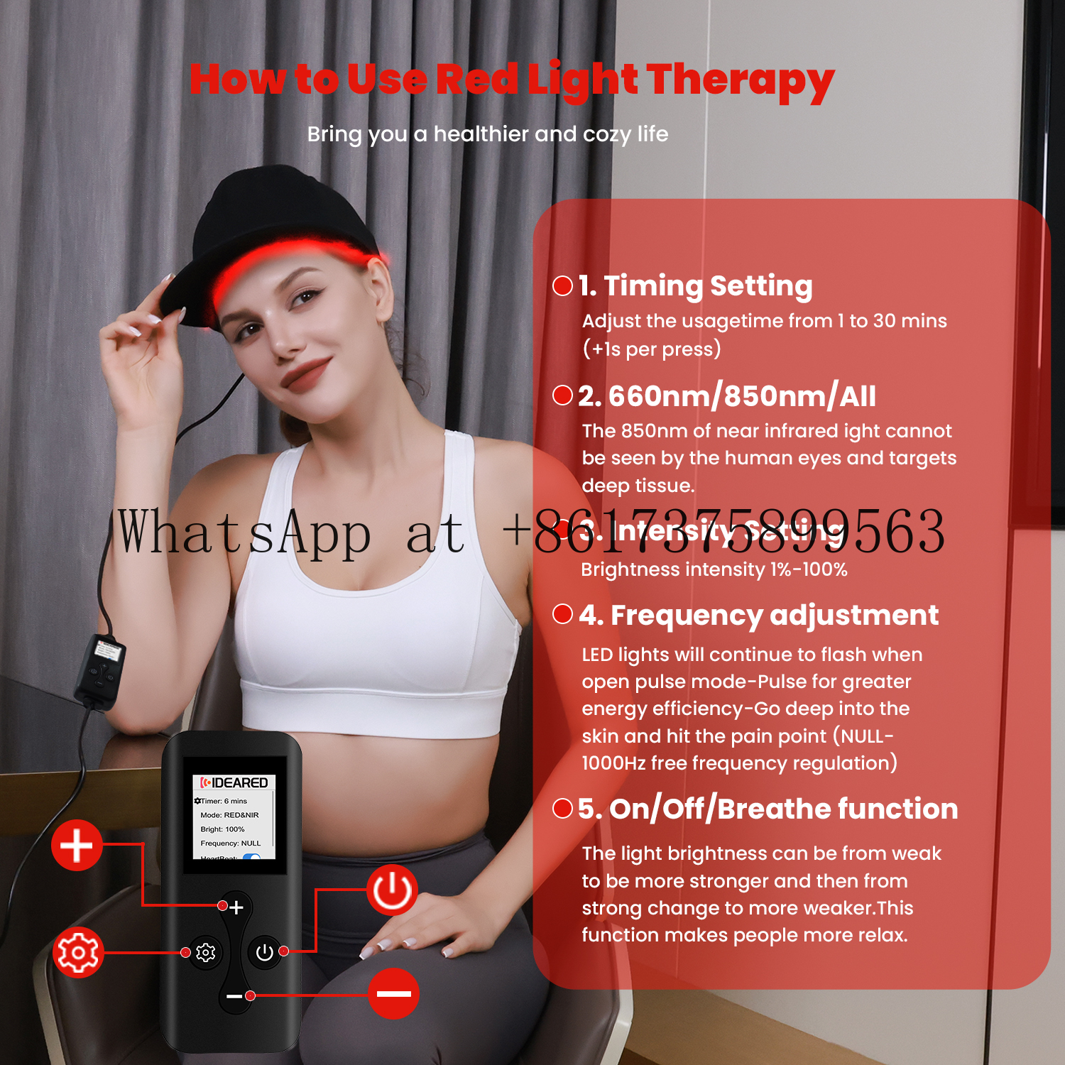 Hair Care Normal - Hair Care Red Light Therapy Cap