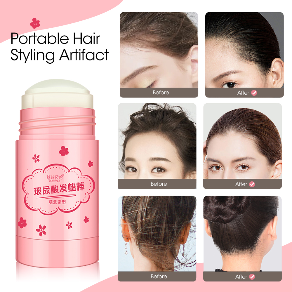 Edge Control Gel - Hair Wax Stick With Hair Comb