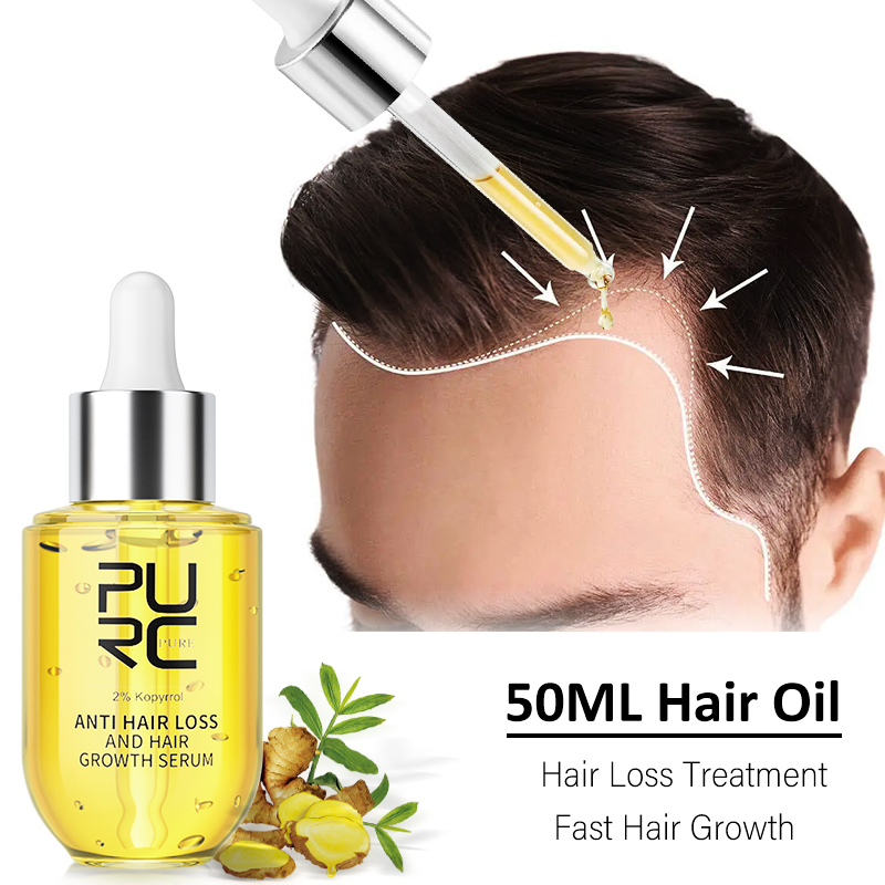 Hair Care Essence Oil - PURC Biotin Ginger Hair Growth Products