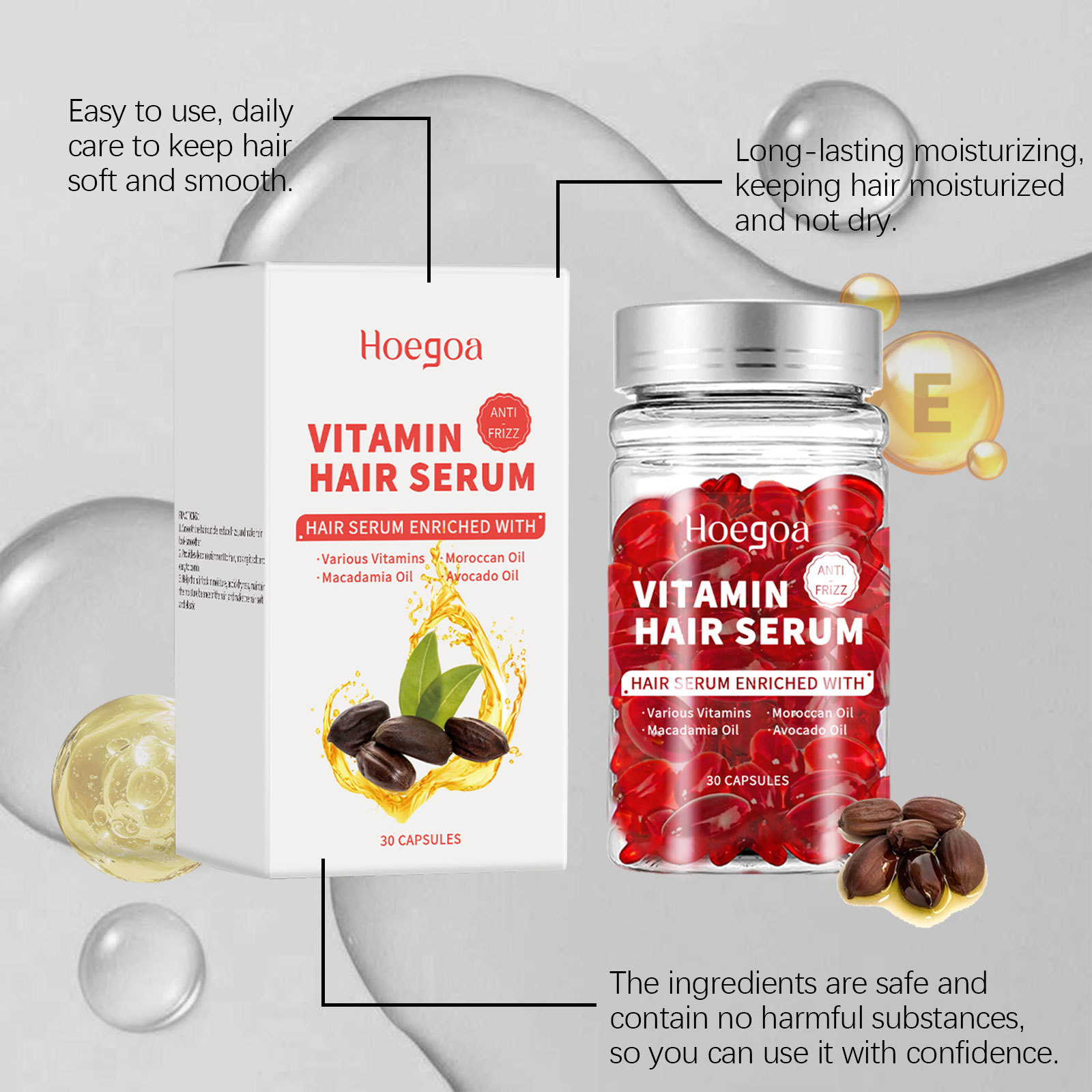 Hair Care Frizzy Hair - Vitamin Hair Care Serum Capsules Increase