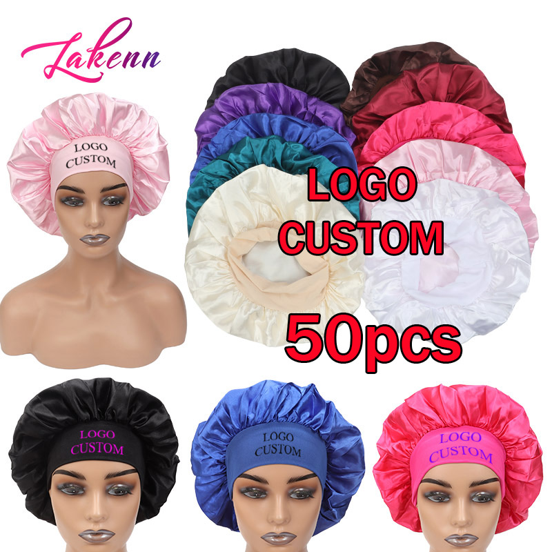 Hair Care Logo - Logo Customize Silk Bonnet For Sleeping