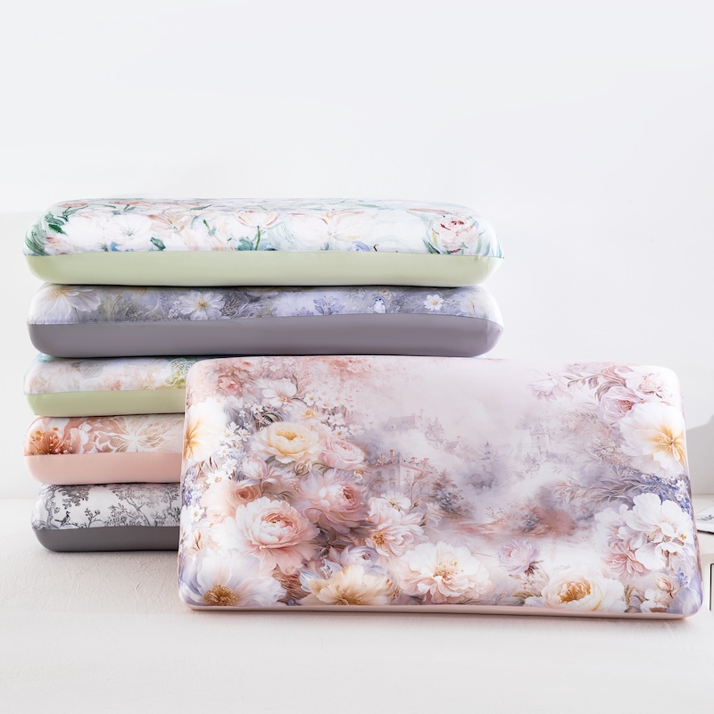 Floral Printed Cooling Pillowc - Satin Pillowcase Silk のレビューと価格