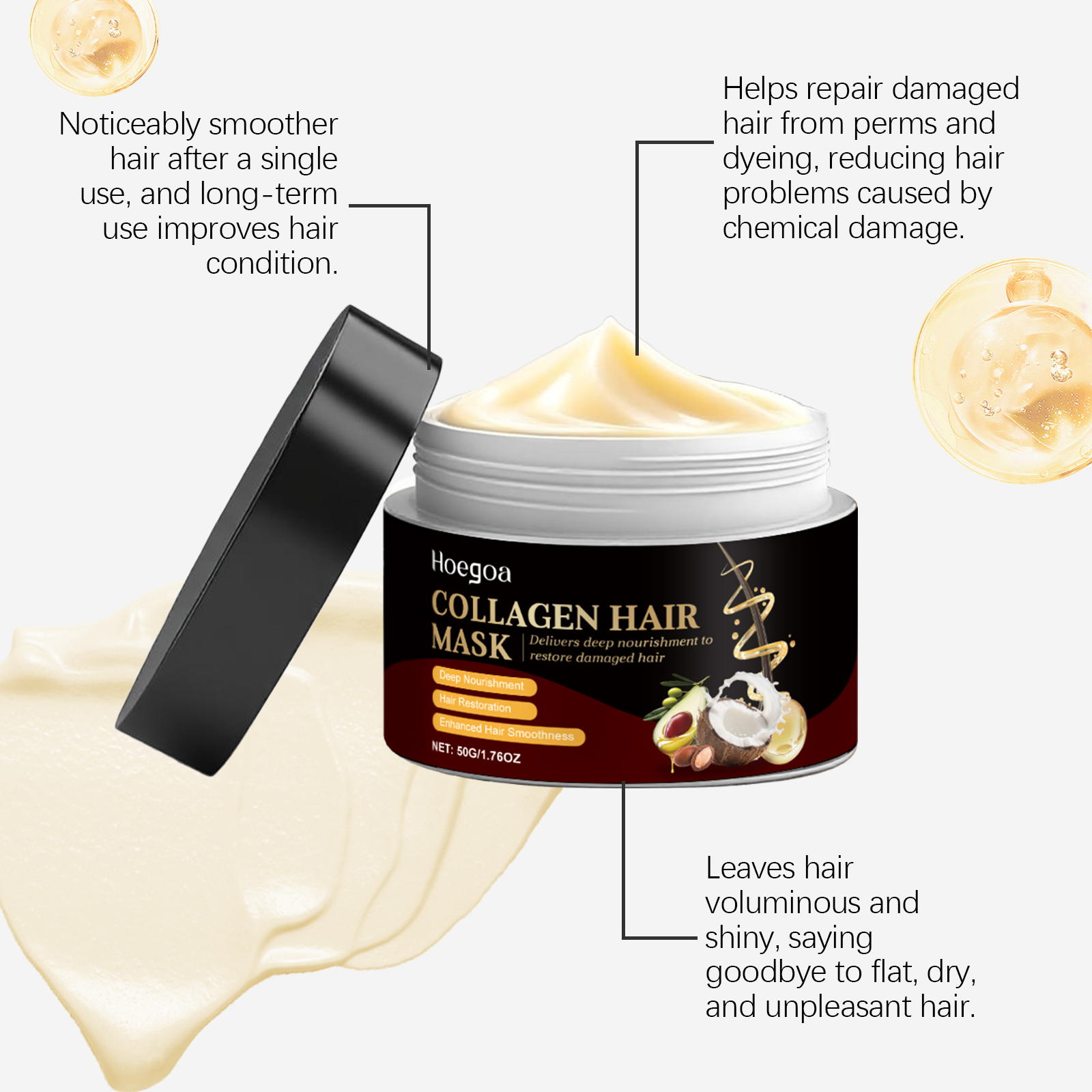 Hoegoa 50g Hair Moisturizing M - Hair Care Normal のレビューと価格