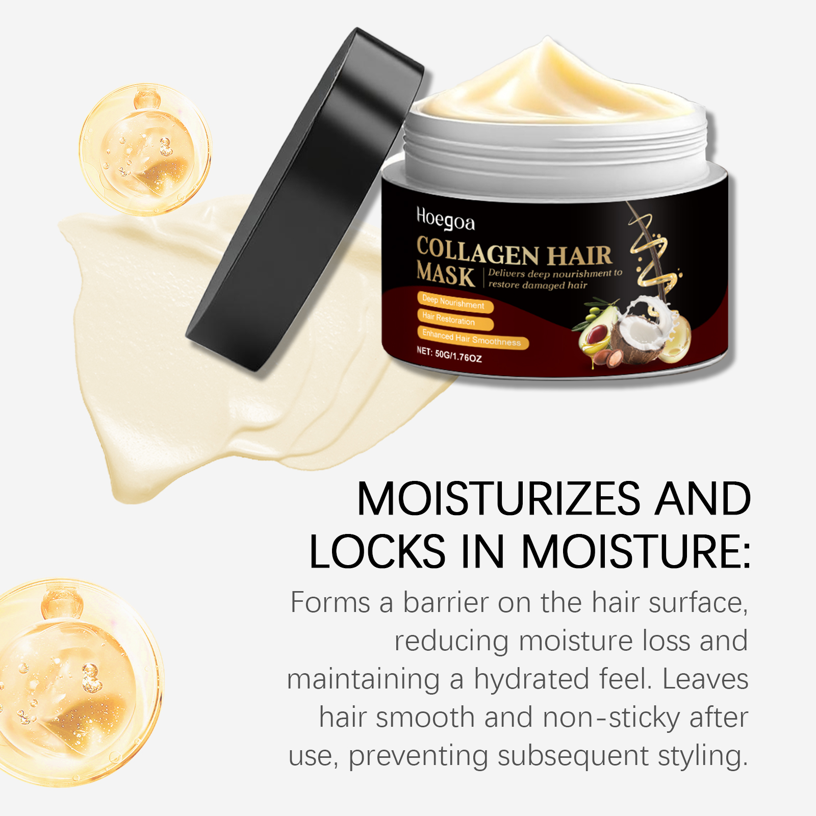 Hoegoa 50g Hair Moisturizing M - Hair Care Normal のレビューと価格