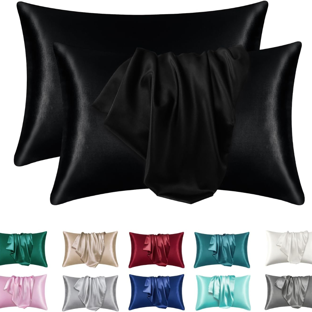 1/2pcs Satin Silk Pillowcase f - Satin Pillowcase Silk のレビューと価格