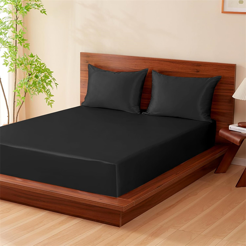 Smooth 3Pcs Set Mulberry Silk  - Satin Pillowcase Silk のレビューと価格