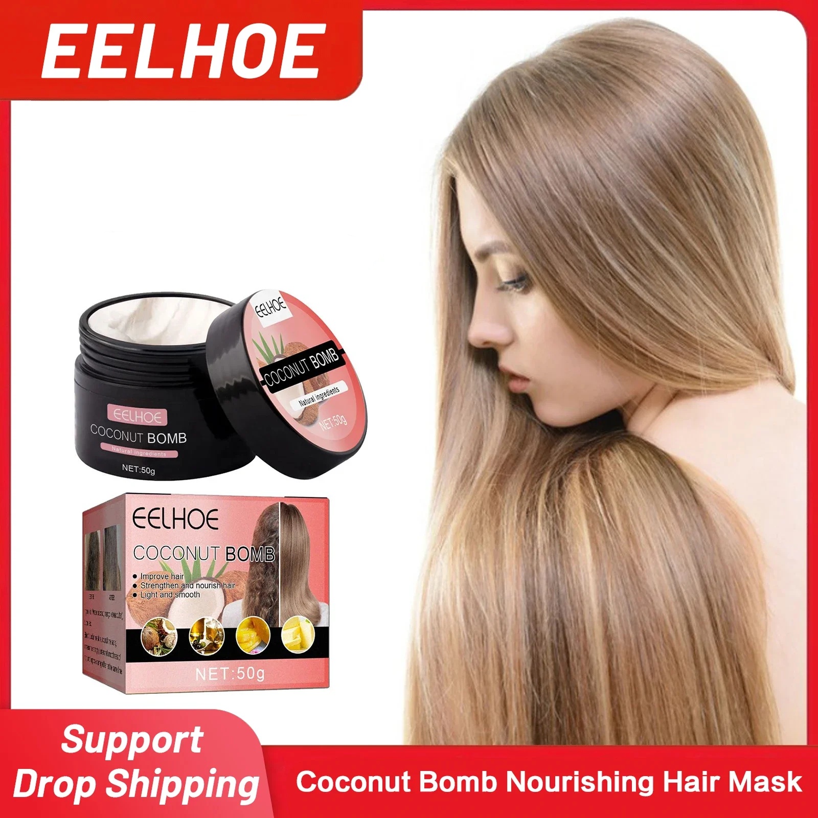 Coconut Nourishing Hair Mask N - Hair Care Frizzy Hair のレビューと価格