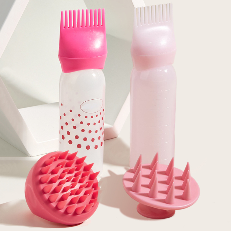 2pcs/set Silicone shampoo bott - Hair Care Brand のレビューと価格