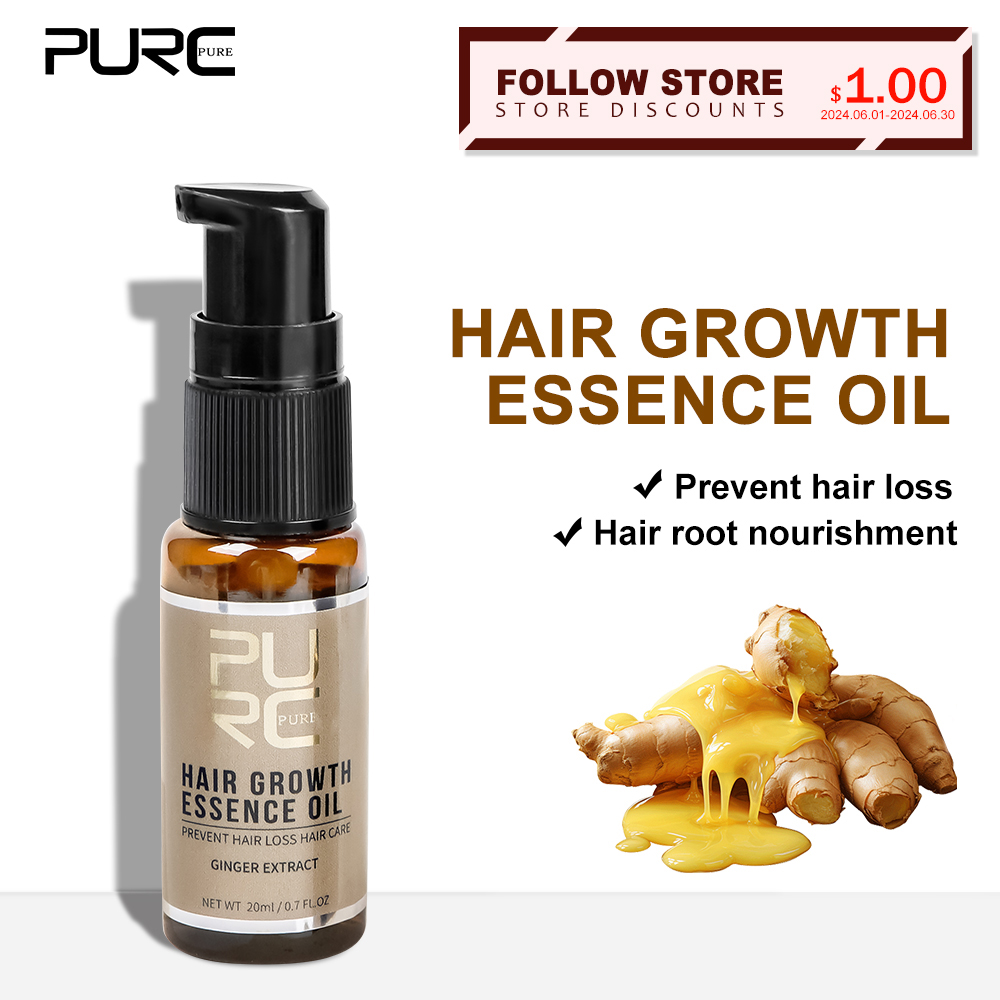 PURC Hair Growth Oil Ginger &  - Hair Care Essence Oil のレビューと価格