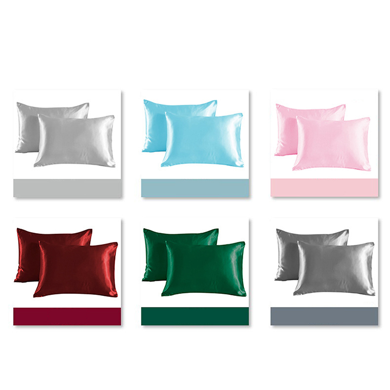 Simulated Silk Pillowcases Sil - Satin Pillowcase Silk のレビューと価格
