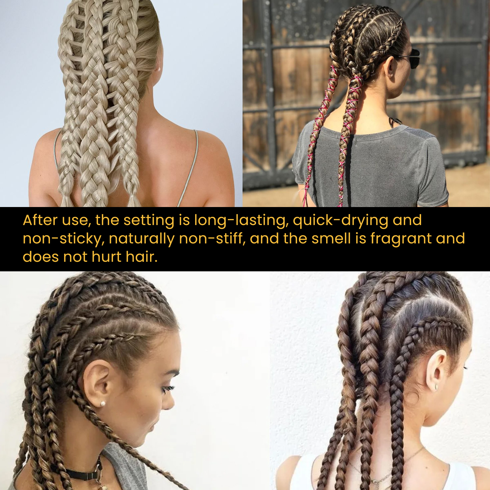 50g Hair Braiding Gel Styling  - Edge Control Gel のレビューと価格