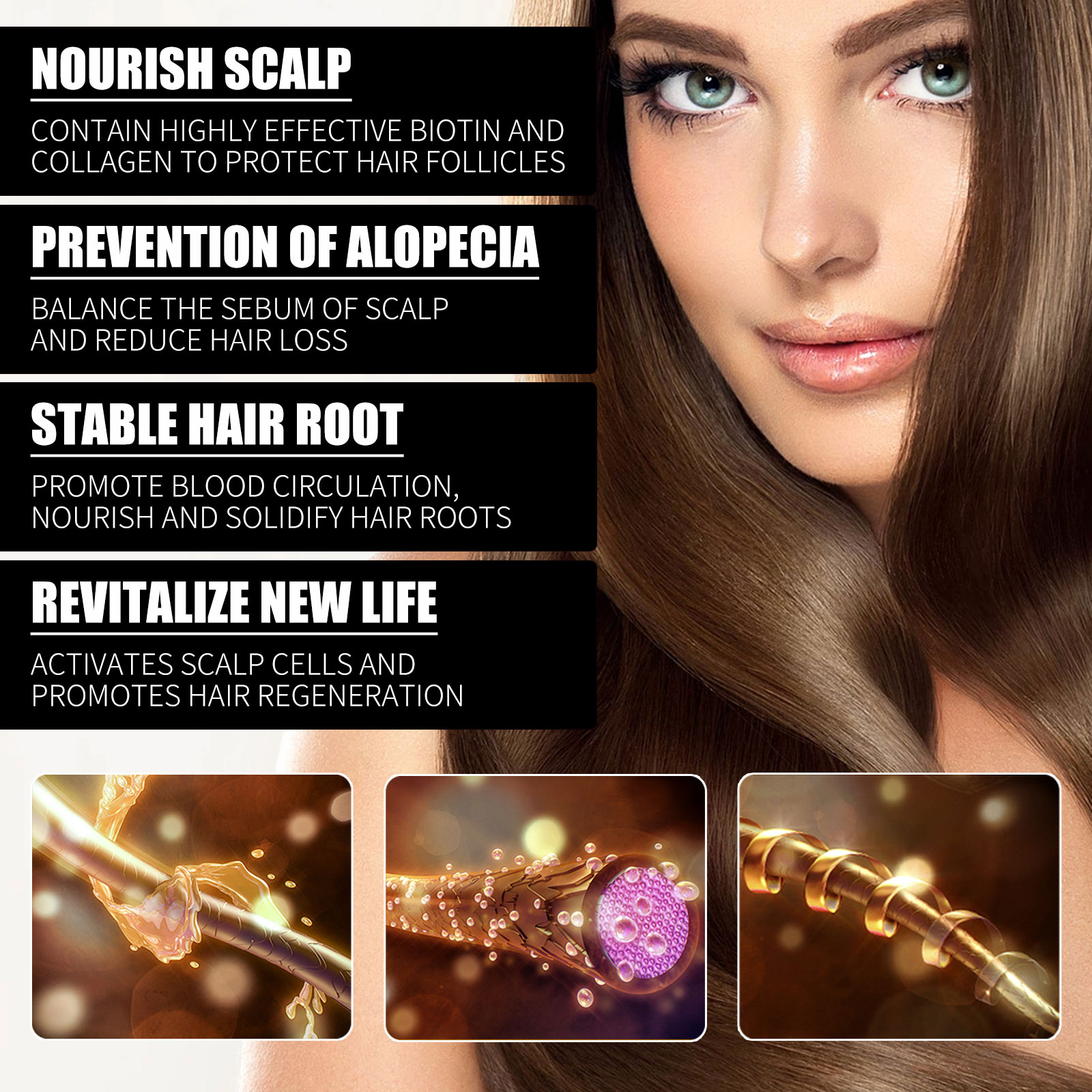 Biotin Hair Oil Collagen Scalp - Hair Care Ginseng のレビューと価格