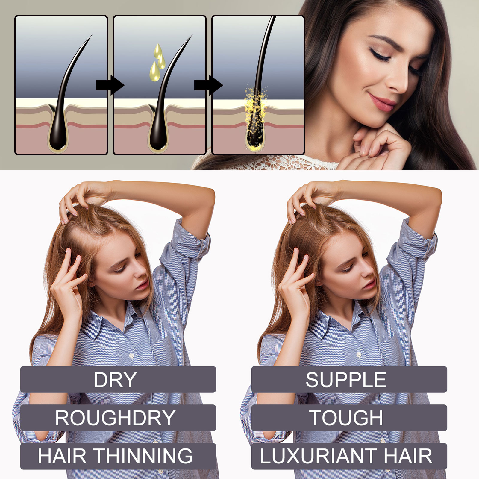 Biotin Hair Oil Collagen Scalp - Hair Care Ginseng のレビューと価格