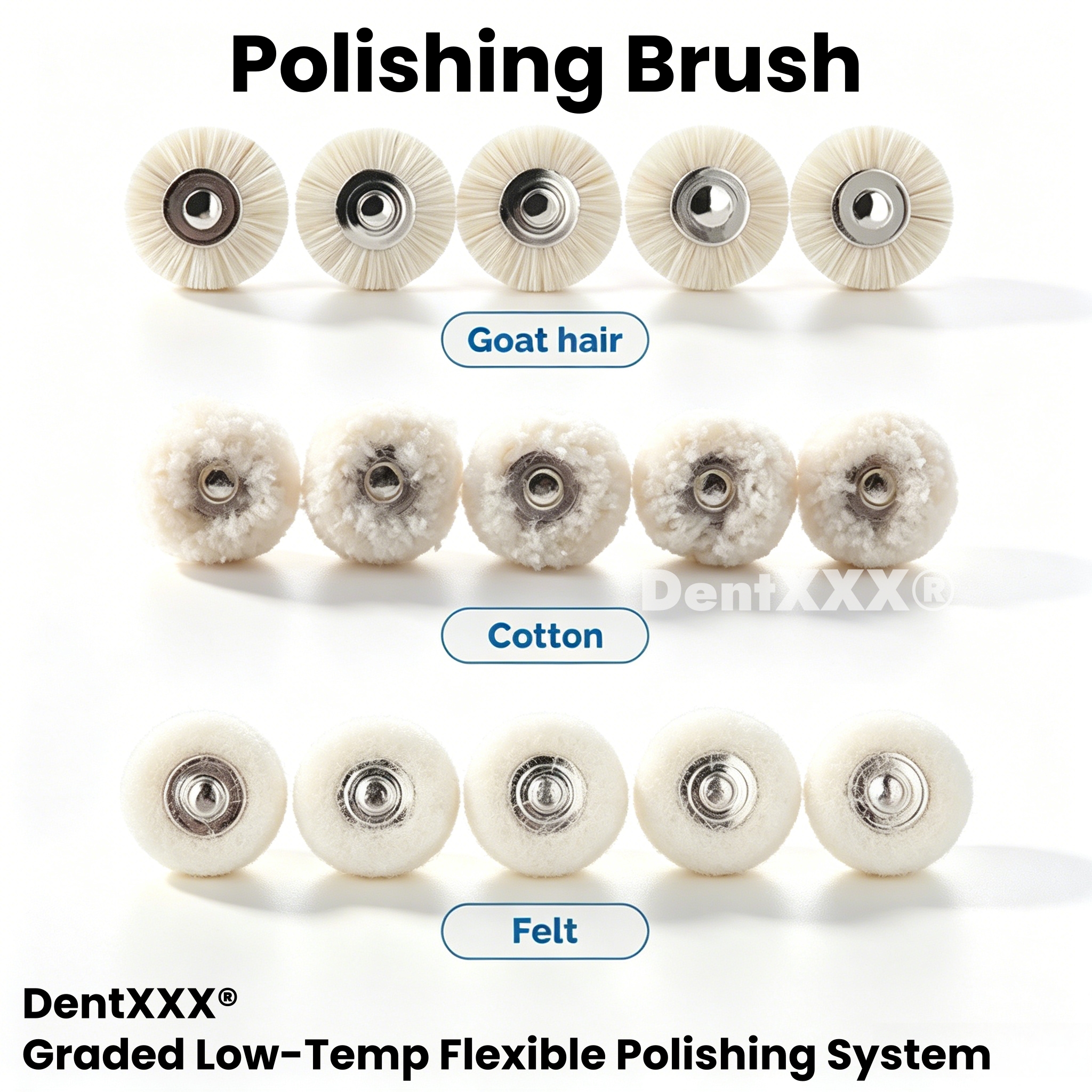 Buy 6 Get 2 Free Polishing Bru - Hair Care Tools のレビューと価格