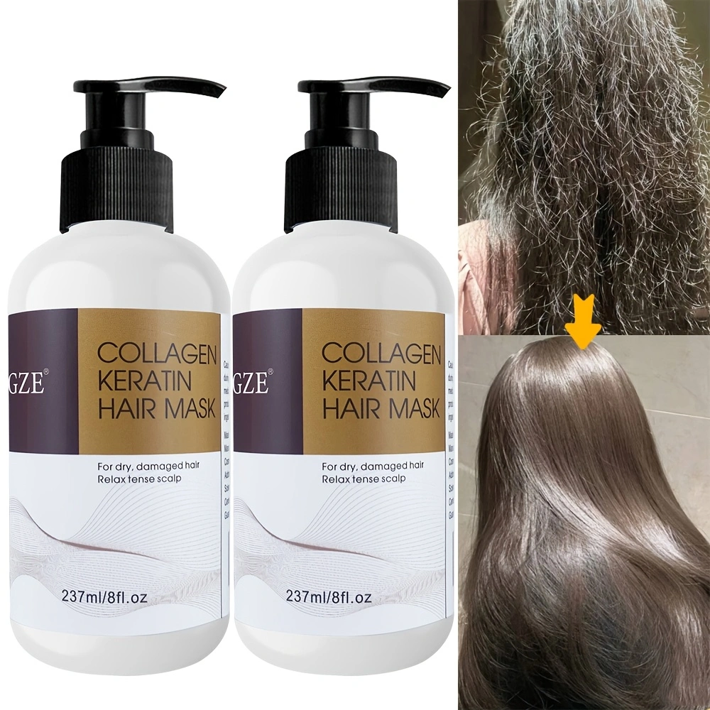 2 Pack GZE Collagen Keratin Ha - Deep Conditioner Mask のレビューと価格