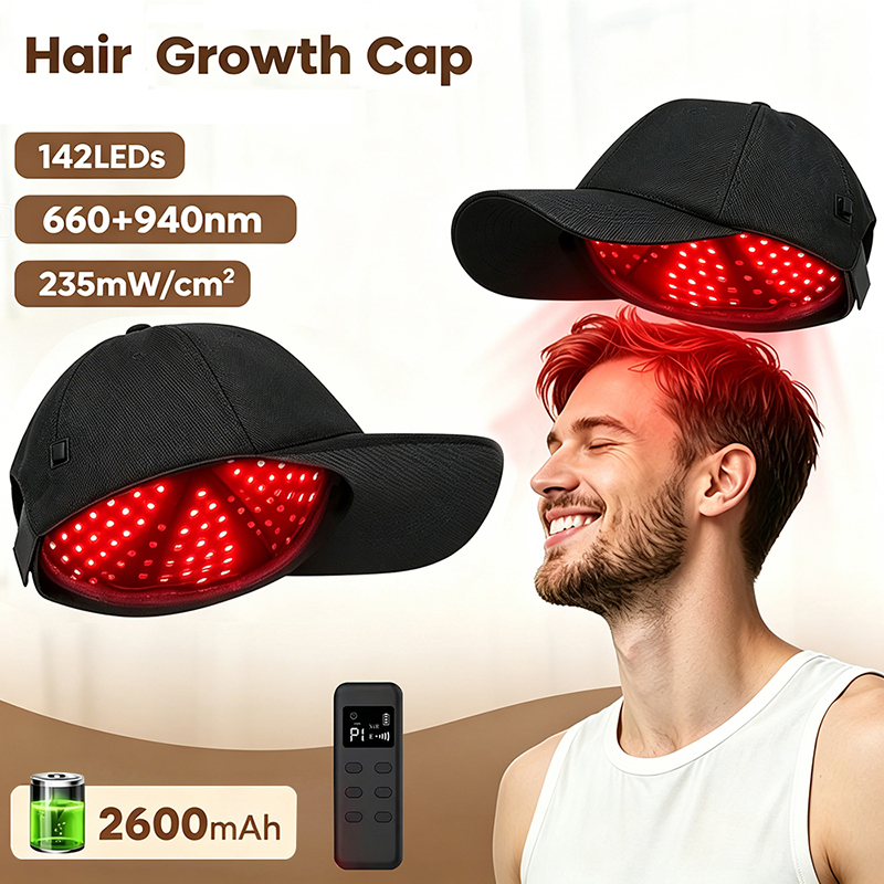 LED Red Light Therapy Hat For  - Hair Care Frizzy Hair のレビューと価格