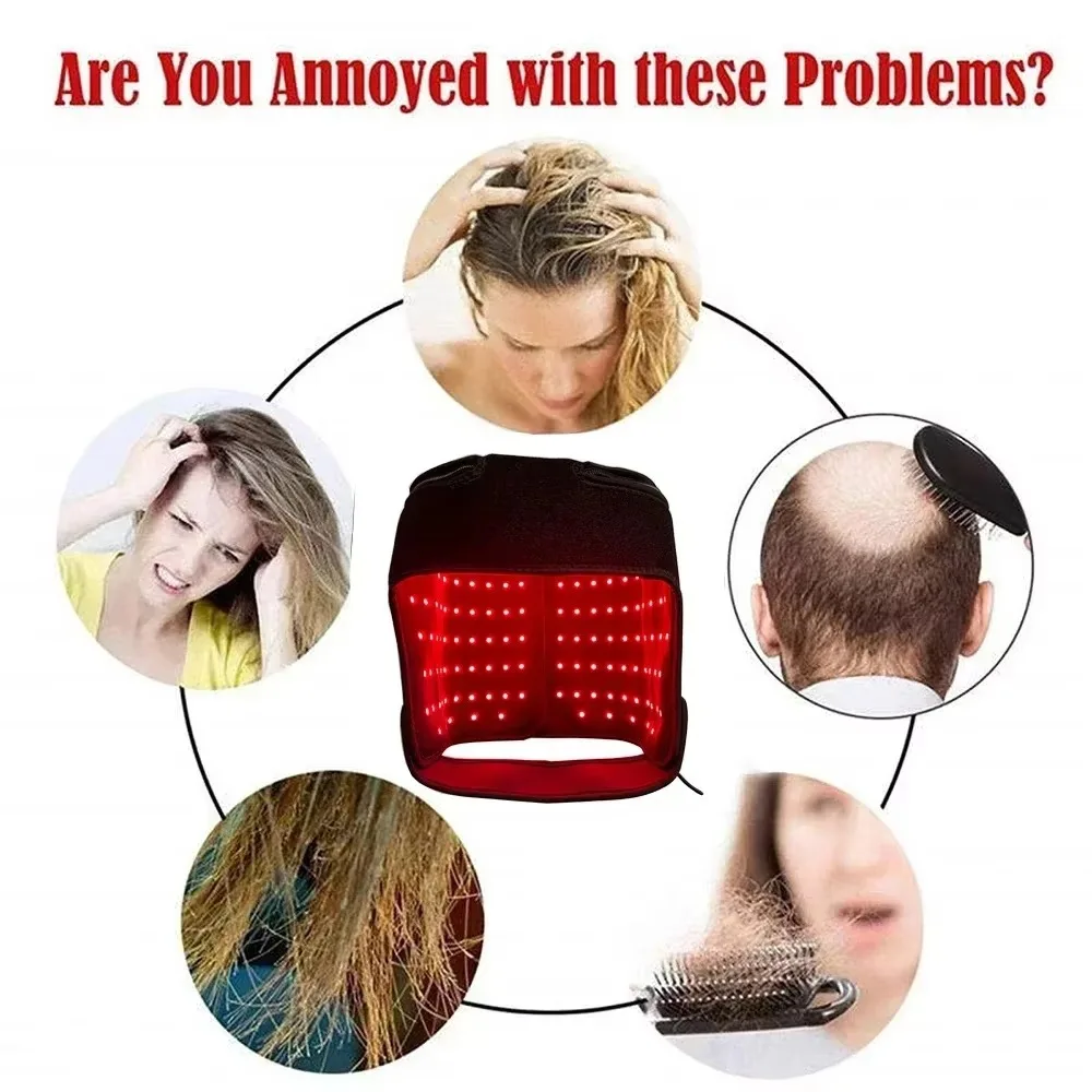 LED Red Light Therapy Hat For  - Hair Care Frizzy Hair のレビューと価格