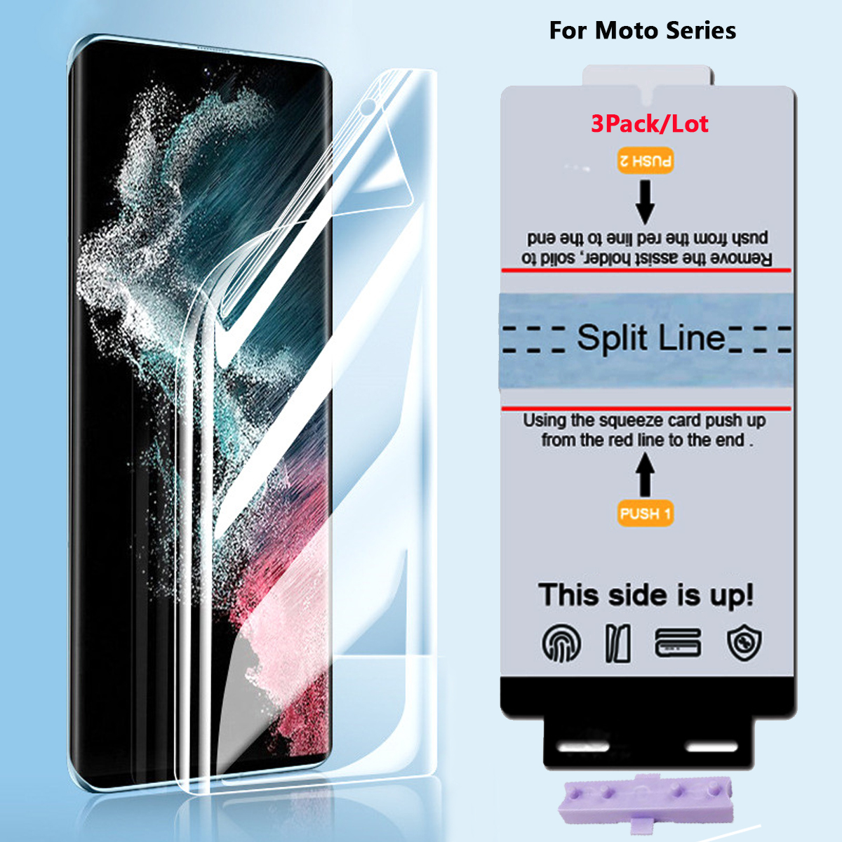 3Pcs Self Healing Hydrogel Gel - Edge Control Gel のレビューと価格