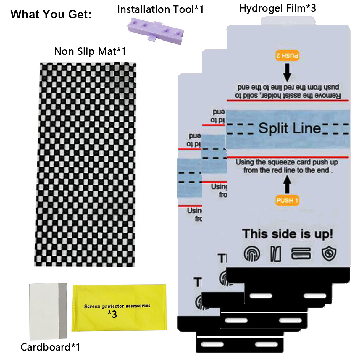 3Pcs Self Healing Hydrogel Gel - Edge Control Gel のレビューと価格