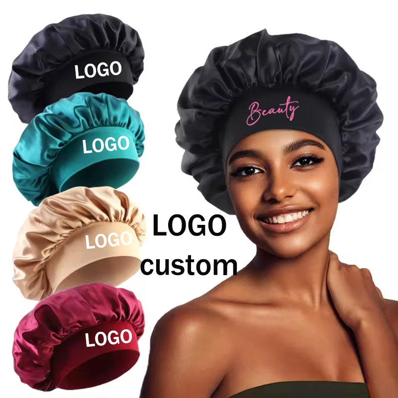 Silk Bonnet For Hair Care Pers - Hair Care Logo のレビューと価格