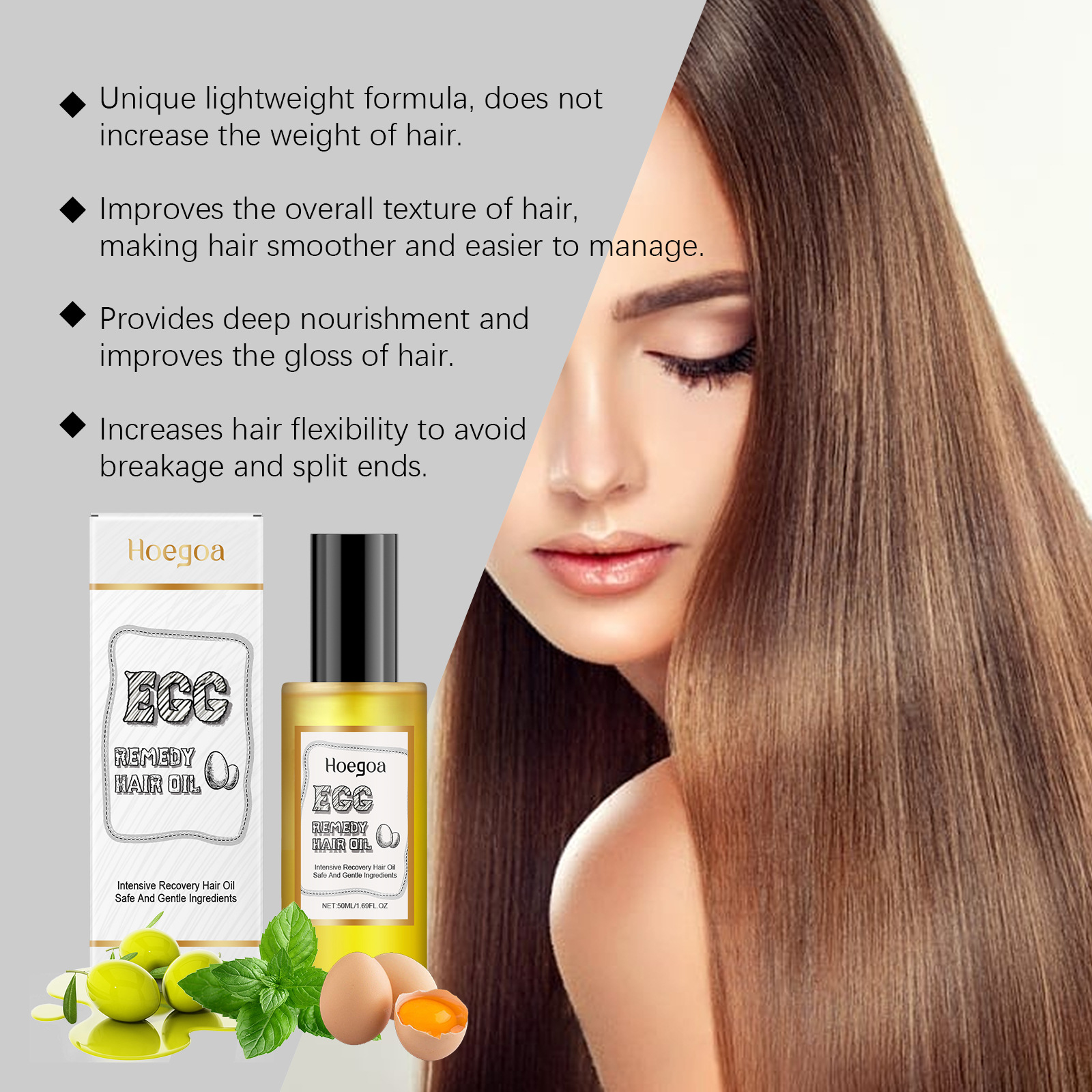 Egg Remedy Hair Oil Restore So - Hair Care Frizzy Hair のレビューと価格