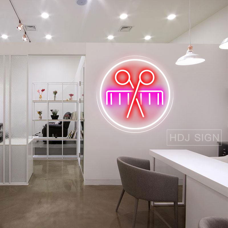 Custom Hair Salon LED Neon Sig - Hair Care Logo のレビューと価格