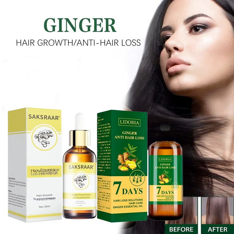 Ginger Hair Growth Products Fa - Hair Care Essence Oil のレビューと価格