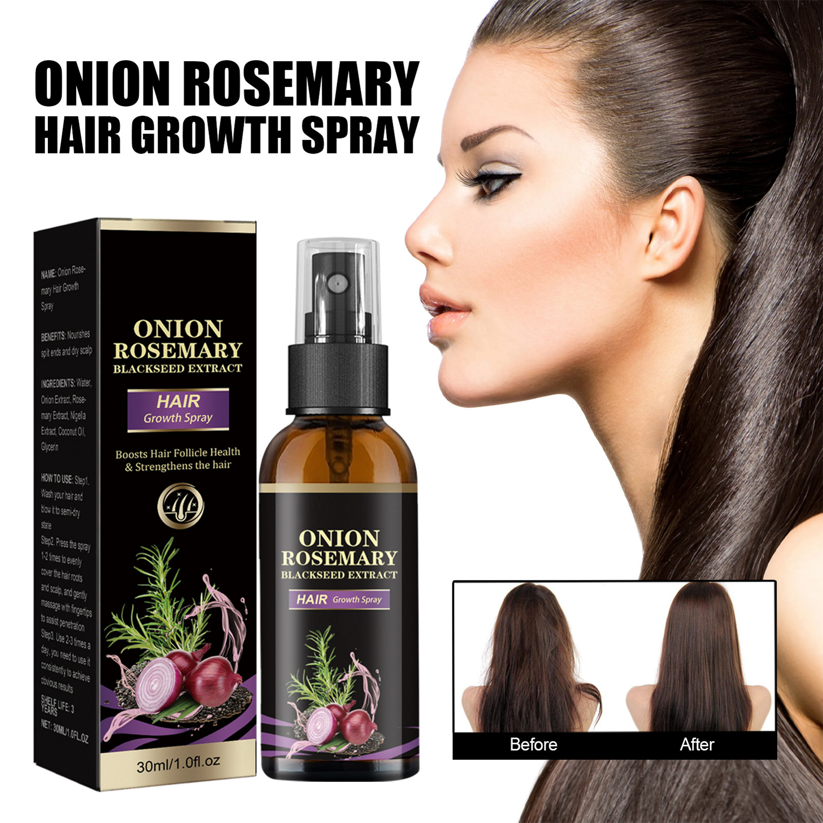 30ml Hair Growth Spray Onion R - Hair Care Brand のレビューと価格