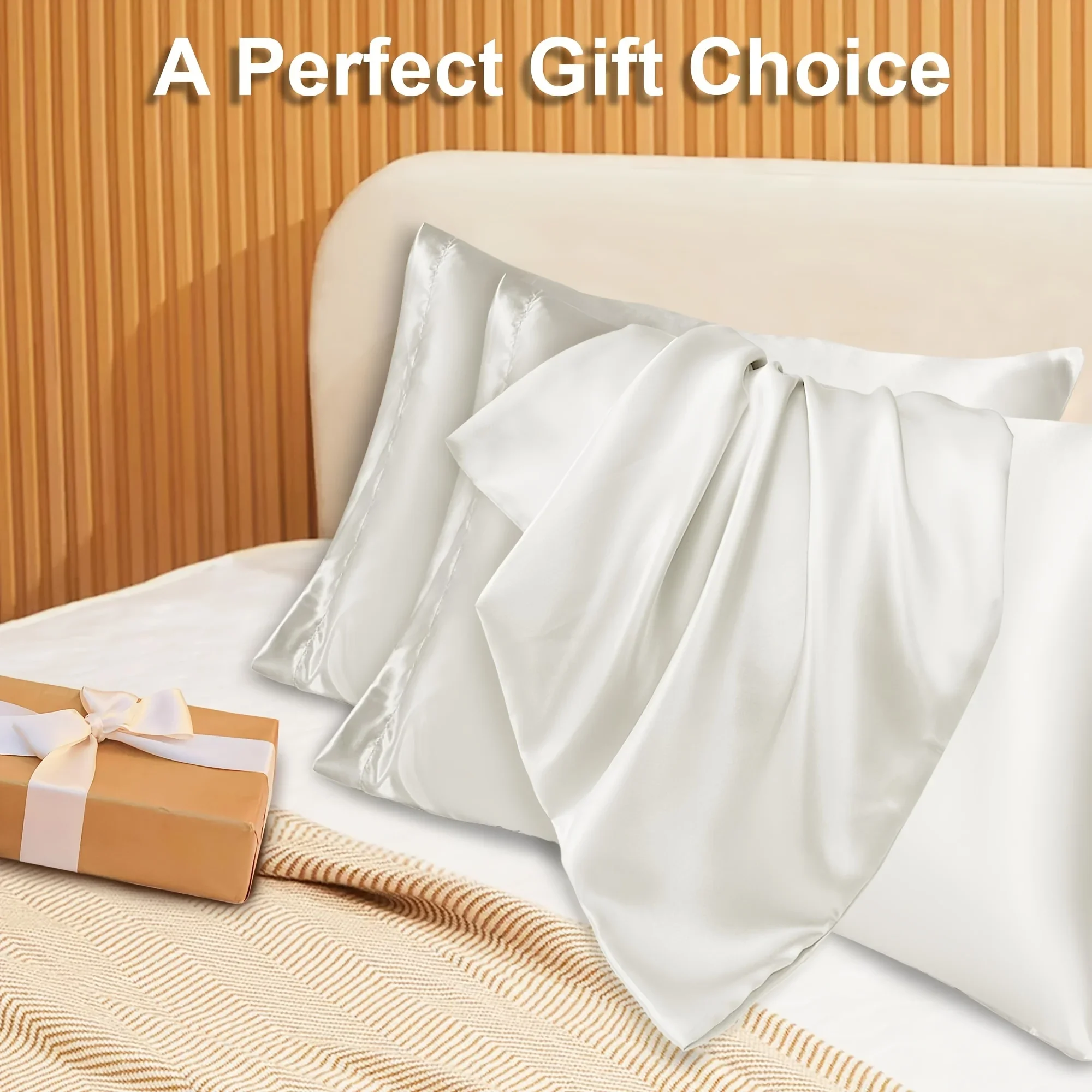 2pcs Luxury Satin Envelope Pil - Satin Pillowcase Silk のレビューと価格