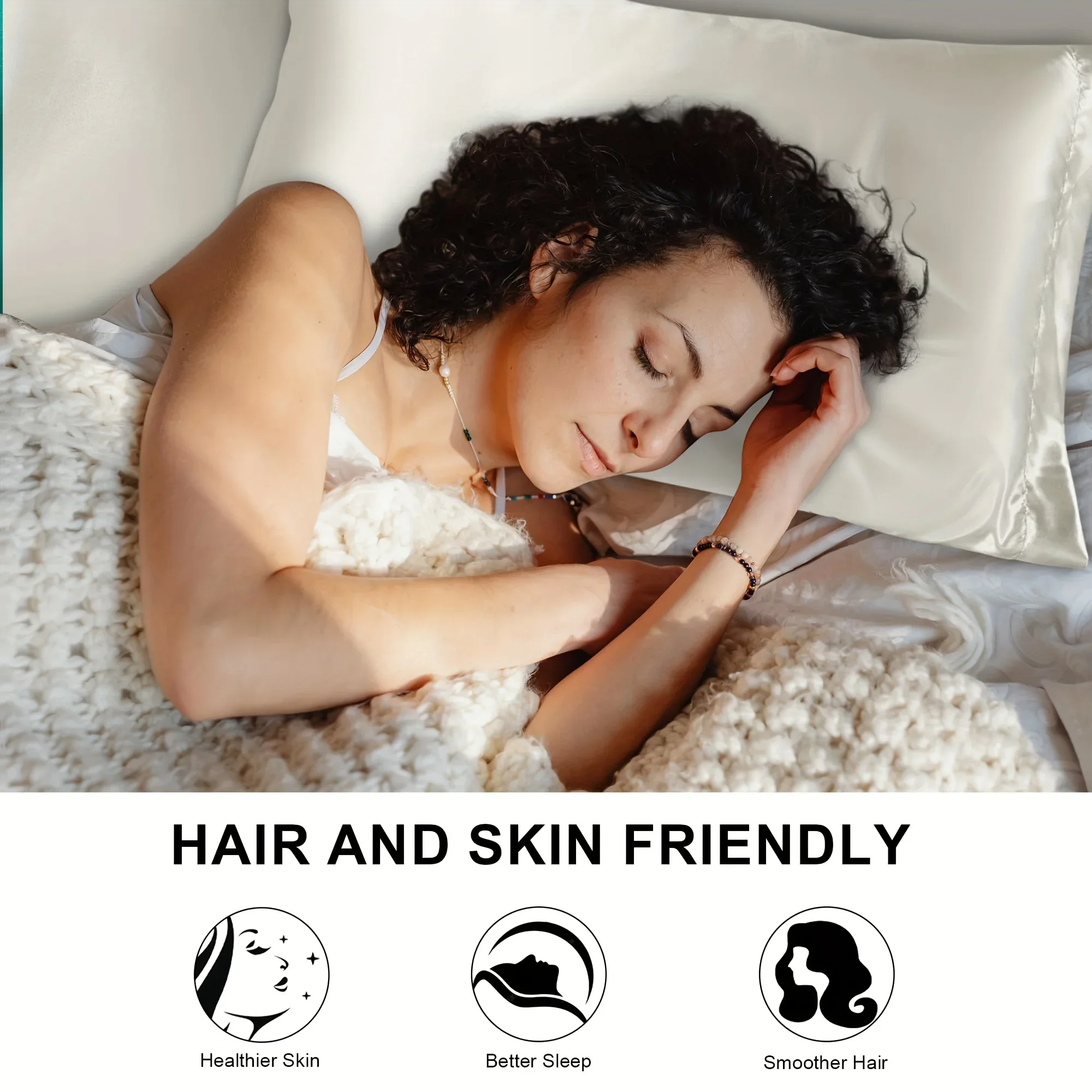 2pcs Luxury Satin Envelope Pil - Satin Pillowcase Silk のレビューと価格
