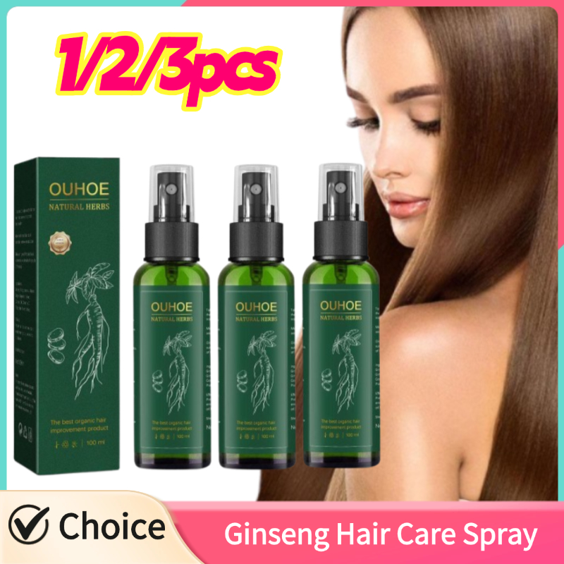 1/2/3pcs Ginseng Hair Serum Fo - Hair Care Ginseng のレビューと価格