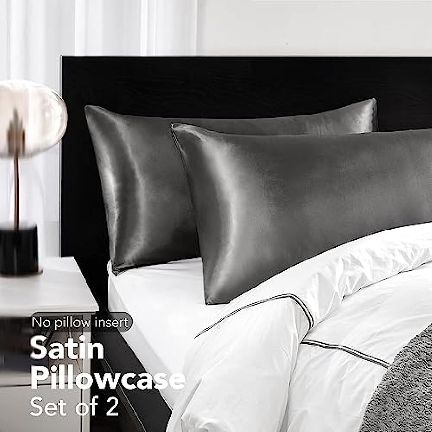 2pcs Satin Silk Pillowcase for - Satin Pillowcase Silk のレビューと価格