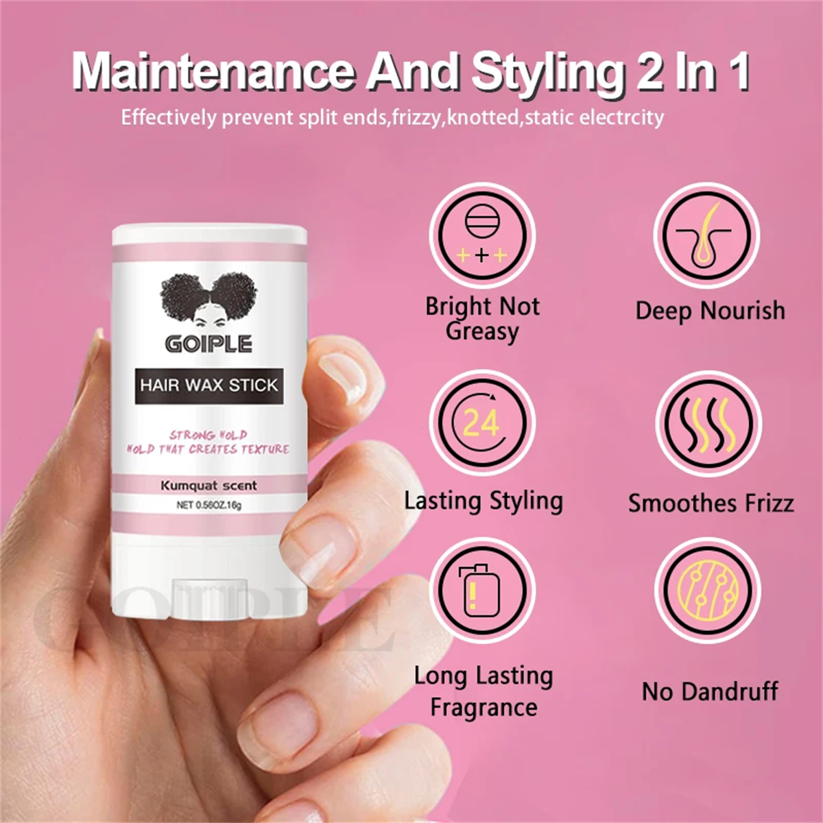 Natural Hair Wax Edge Control  - Edge Control Gel のレビューと価格