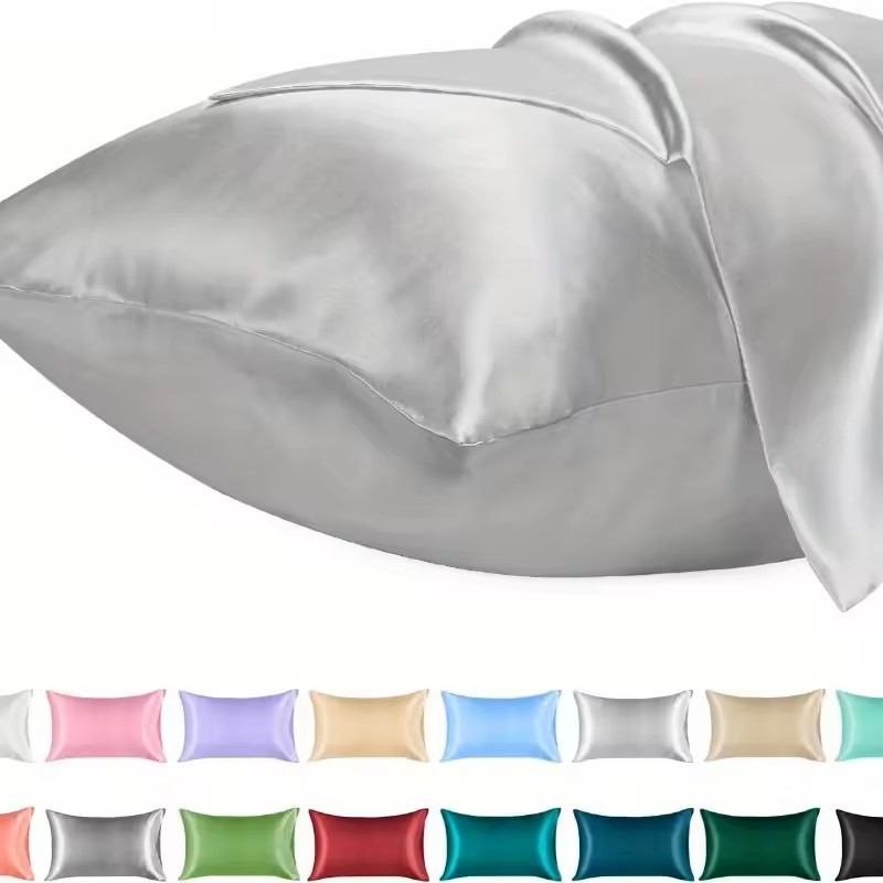 1PC Satin Pillowcase for Hair  - Satin Pillowcase Silk のレビューと価格