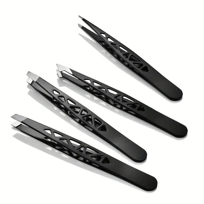 Black Coated 4-in-1 Tweezers S - Hair Care Tools のレビューと価格