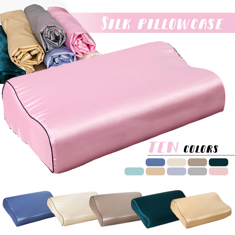 Imitation Silk Satin Latex Pil - Satin Pillowcase Silk のレビューと価格