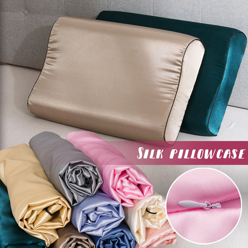 Imitation Silk Satin Latex Pil - Satin Pillowcase Silk のレビューと価格