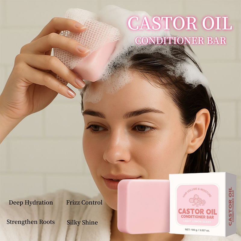 Castor Oil Conditioner Soap Ba - Hair Care Frizzy Hair のレビューと価格