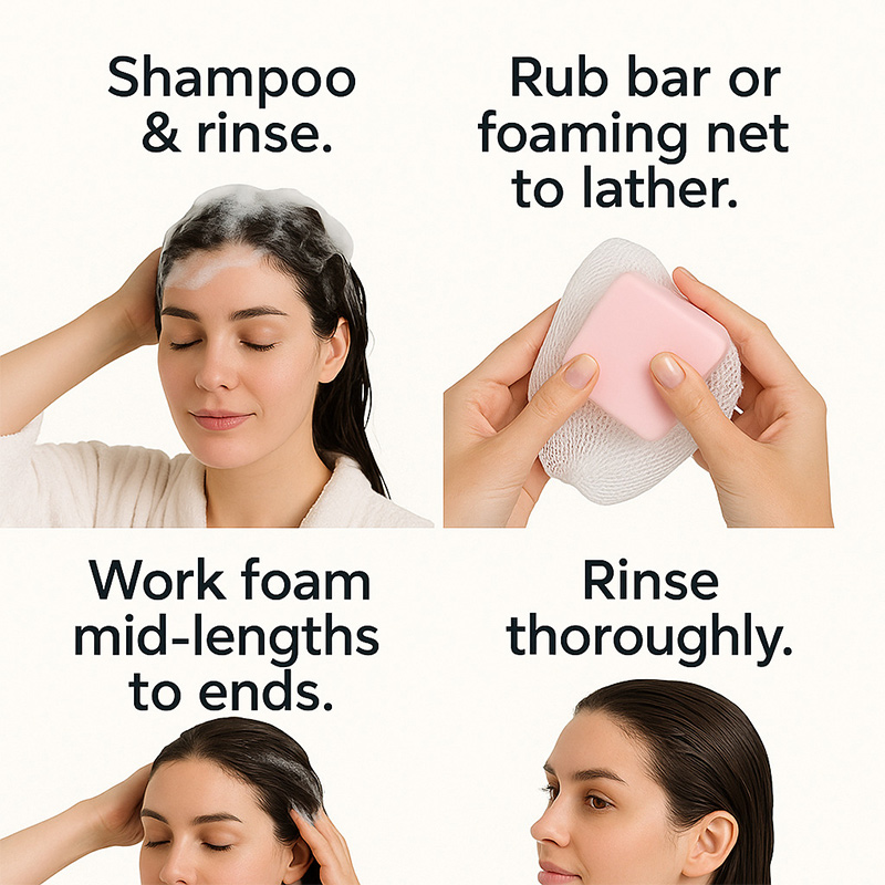 Castor Oil Conditioner Soap Ba - Hair Care Frizzy Hair のレビューと価格