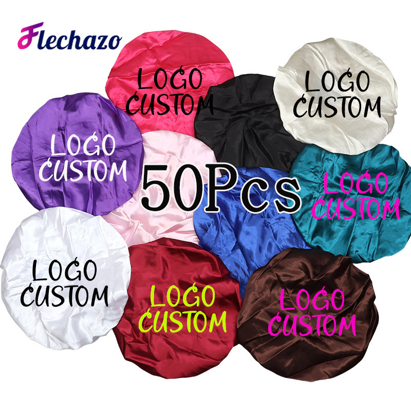 Silk Bonnet For Hair Care 50Pc - Hair Care Logo のレビューと価格