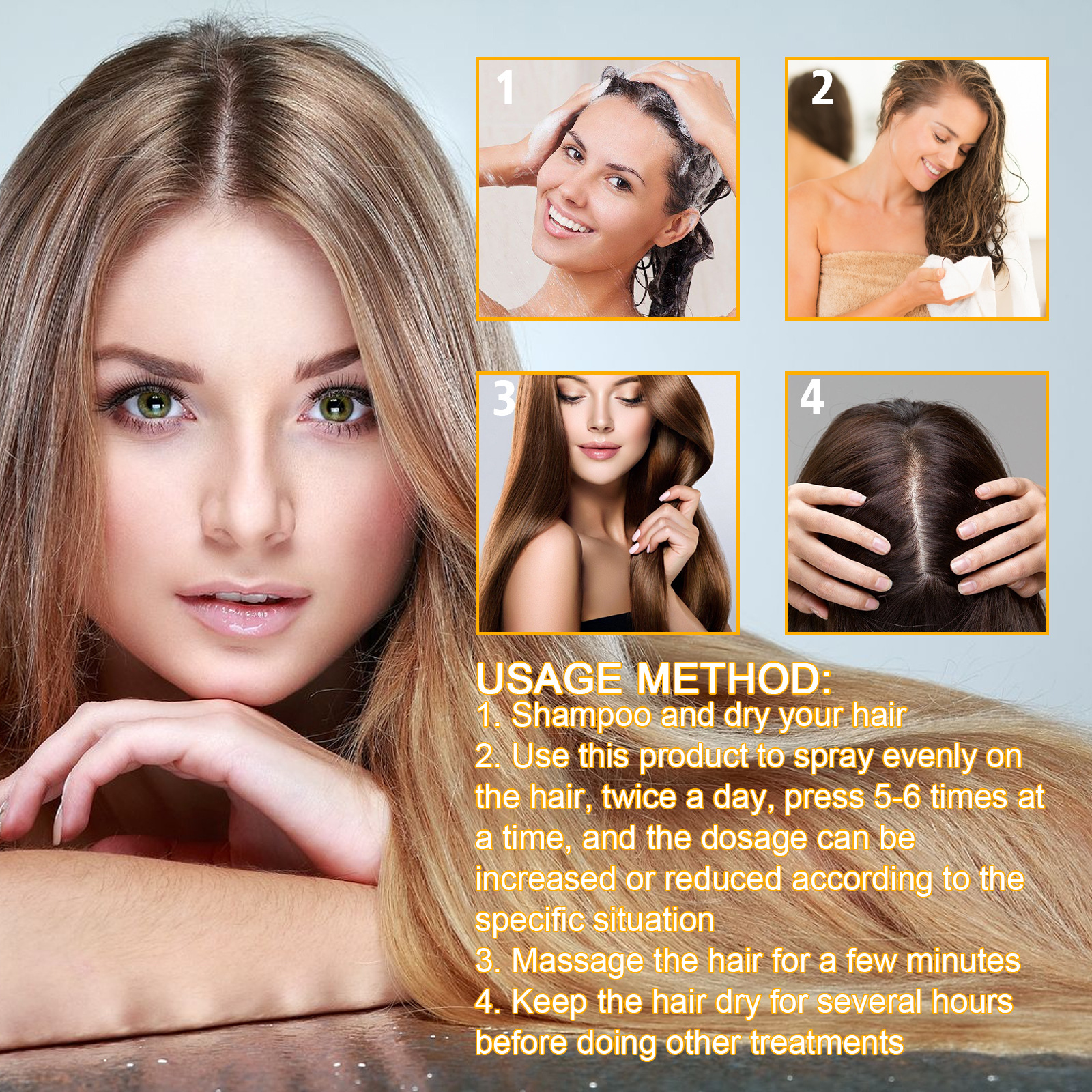 Biotin Hair Care Spray Nourish - Hair Care Essence Oil のレビューと価格